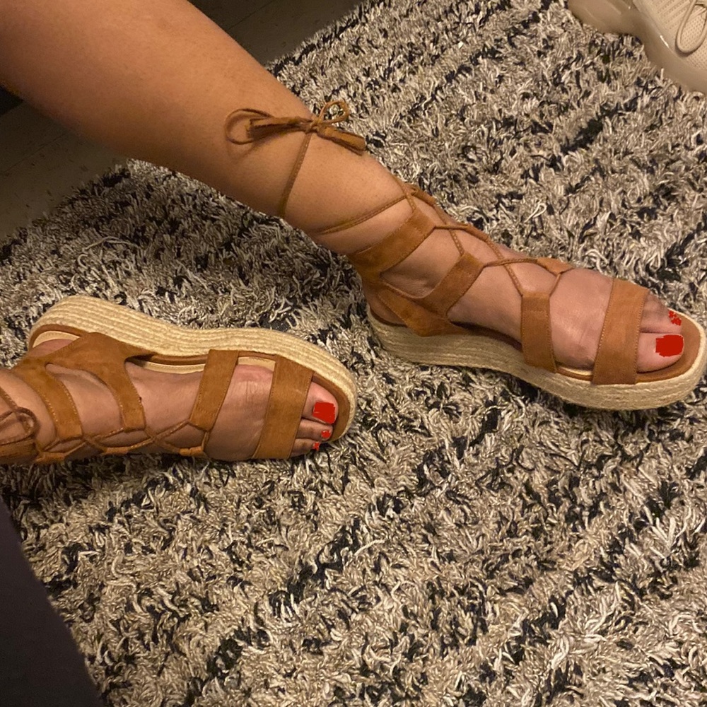 Brown Platform Sandals
